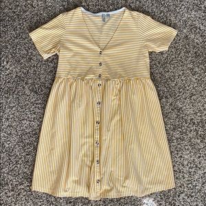 ASOS Maternity Dress - striped white and orange